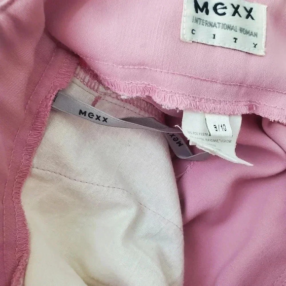 Mexx vintage high waisted double pleated  light pink trouser - Picture 12 of 13